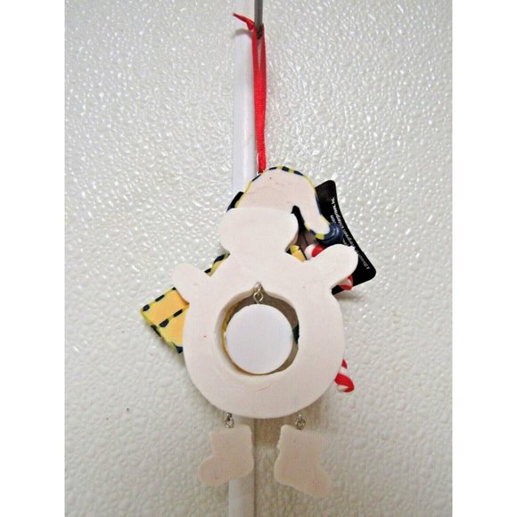 NCAA Michigan Wolverines Clay Dough Snowman Xmas Ornament Team Sports America - Picture 2 of 2